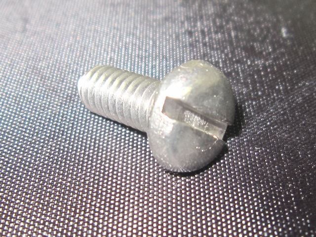 (image for) 8/32 slotted pan head machine screw stainless 18-8